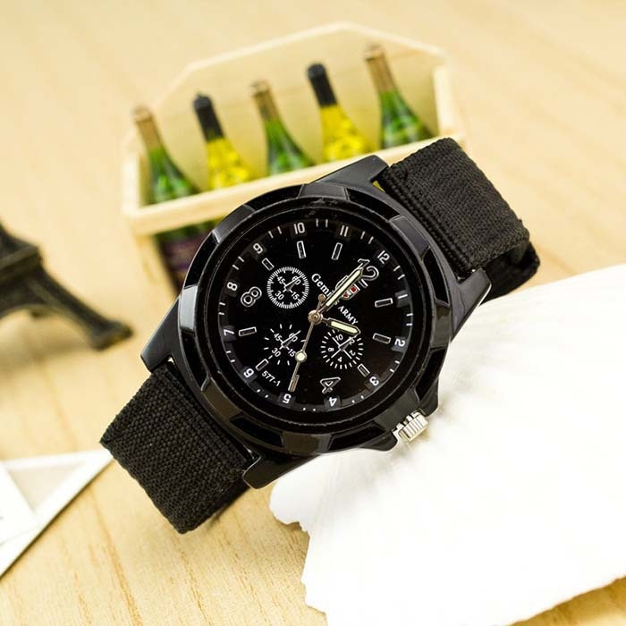 2023 New Famous Brand Men Quartz Watch Army Soldier Military Canvas Strap Fabric Analog Wrist Watches Sports Wristwatches Clock