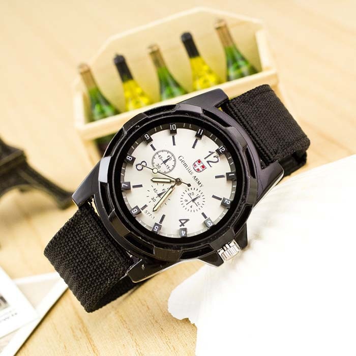 2023 New Famous Brand Men Quartz Watch Army Soldier Military Canvas Strap Fabric Analog Wrist Watches Sports Wristwatches Clock